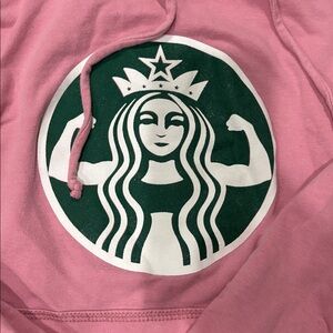 Starbucks Pink Pullover pink hoodie